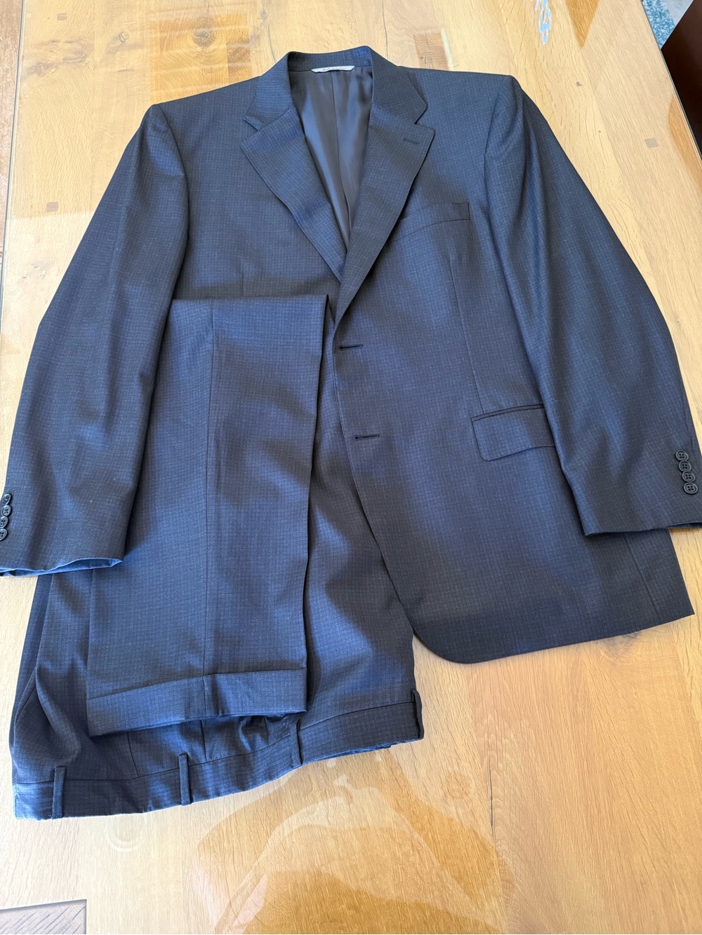 Canali~ Siena collection Dark Navy Two-Piece